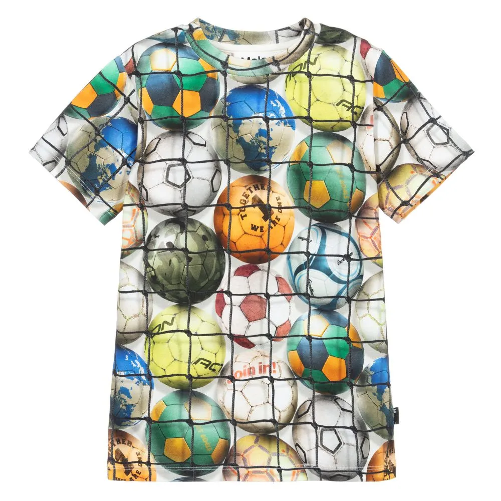 Boys Football Print T-Shirt