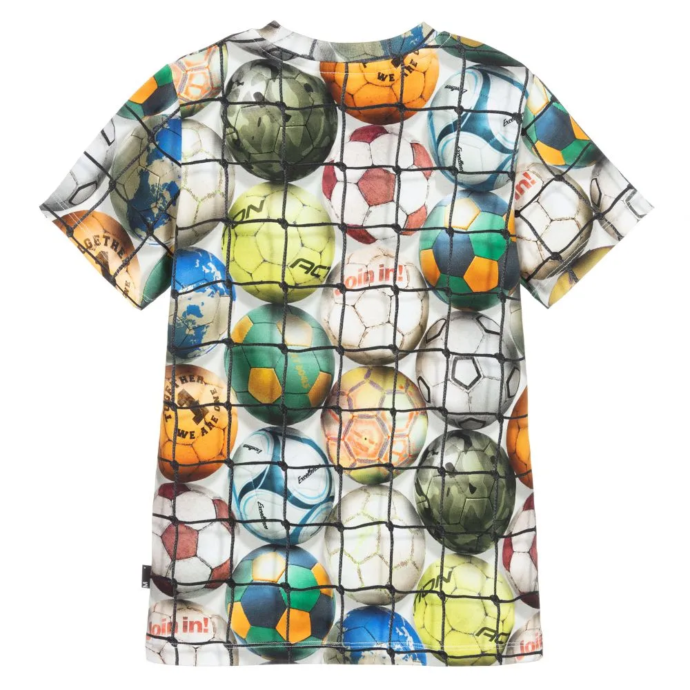 Boys Football Print T-Shirt