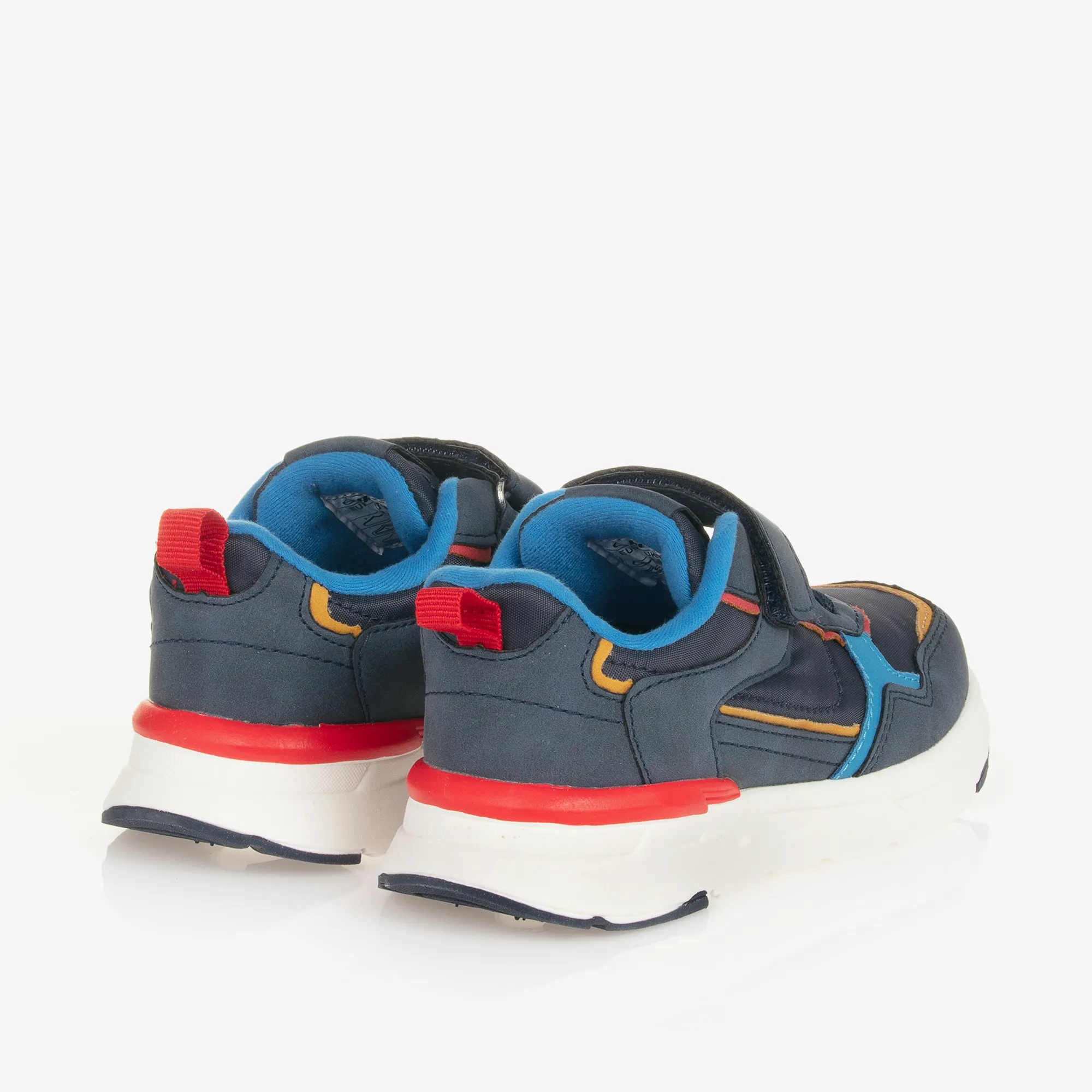 Boys Navy Blue Velcro Trainers