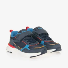 Boys Navy Blue Velcro Trainers