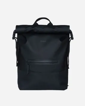 Buckle Rolltop Backpack - Black