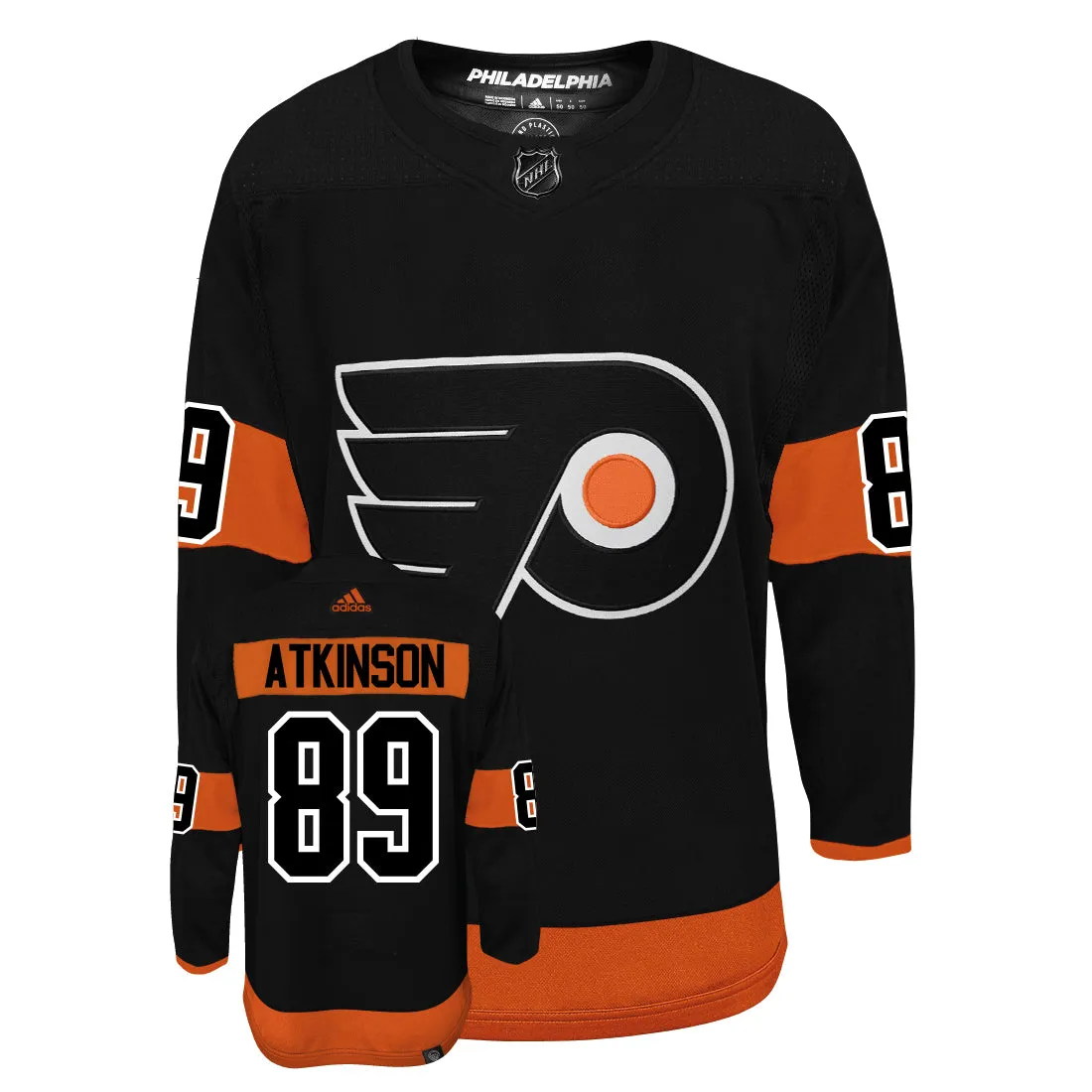 Cam Atkinson Philadelphia Flyers Adidas Primegreen Authentic NHL Hockey Jersey     