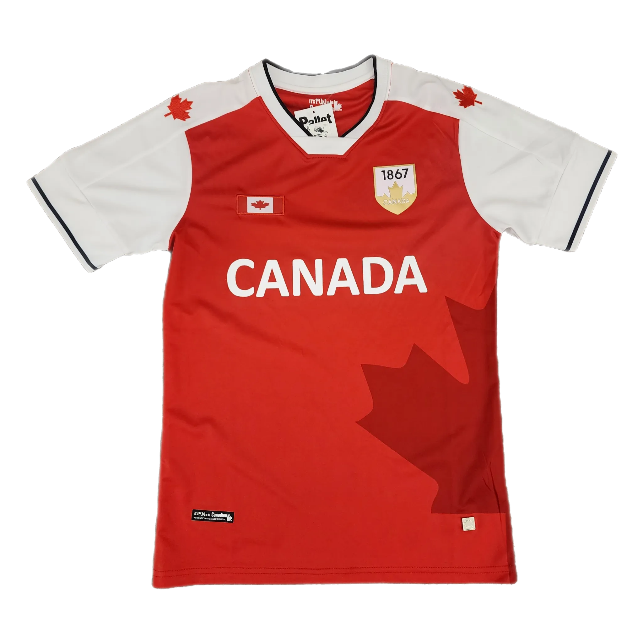 Canada 1867 Red Soccer Jersey - Size X-Small