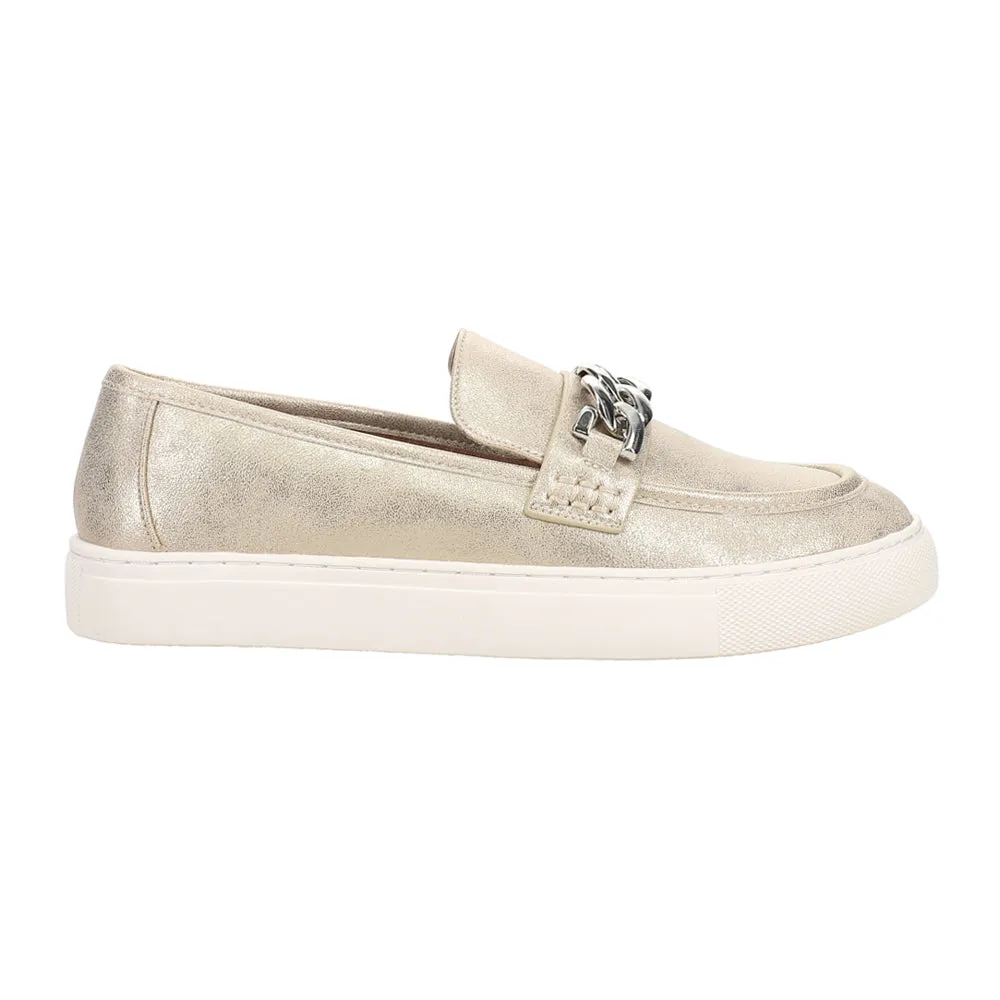 Chain Reaction Metallic Slip On Sneakers