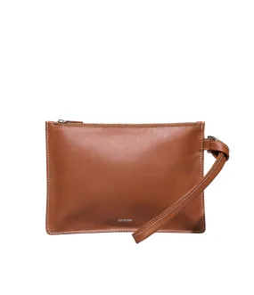 Charlie Clutch in Toffee Brown