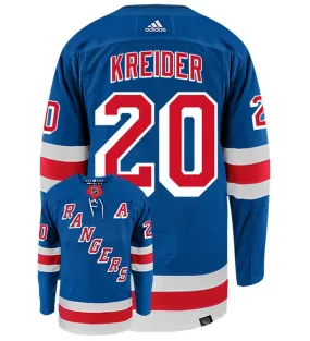 Chris Kreider New York Rangers Adidas Primegreen Authentic NHL Hockey Jersey     