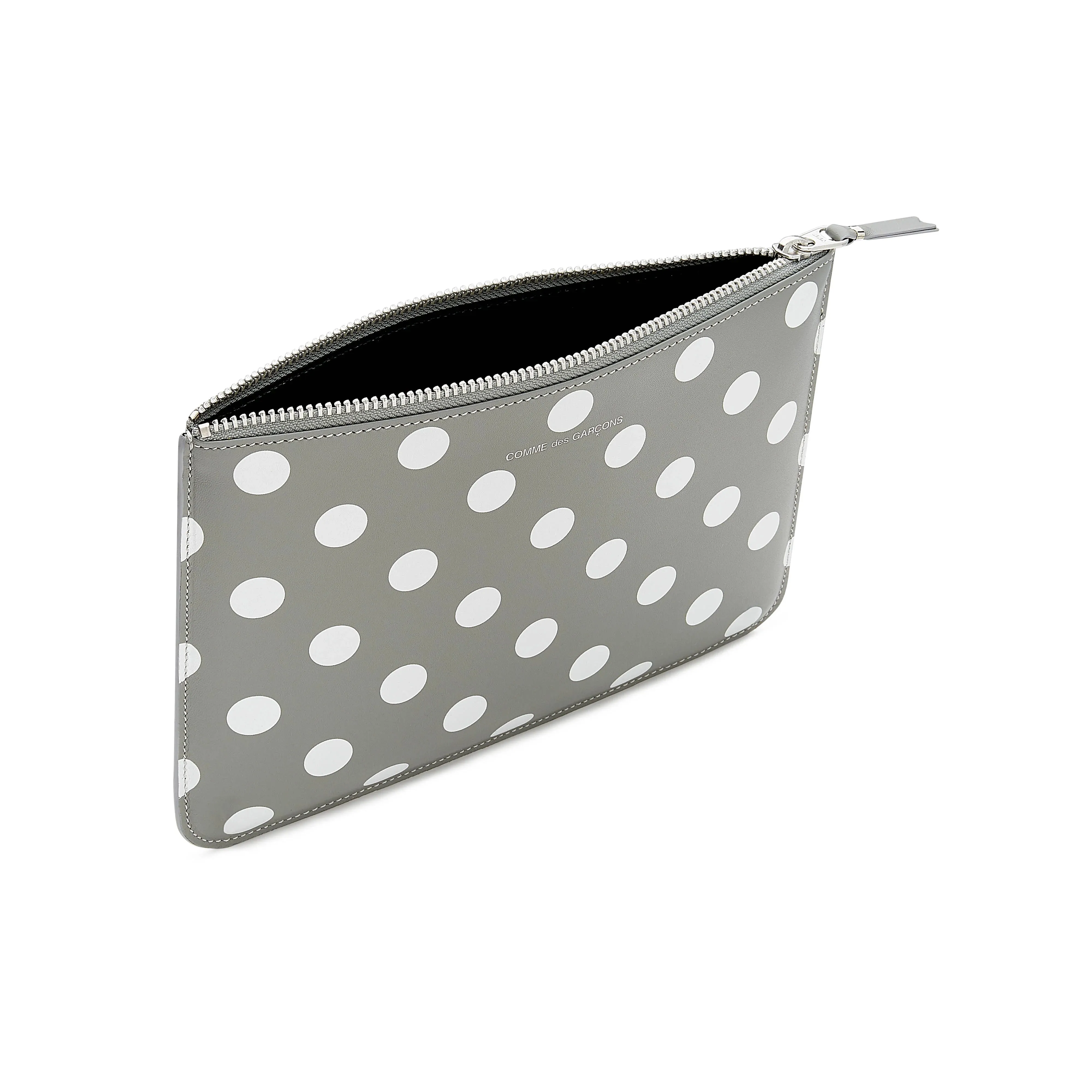 COMME des GARONS Polka Dot Large Clutch - Grey