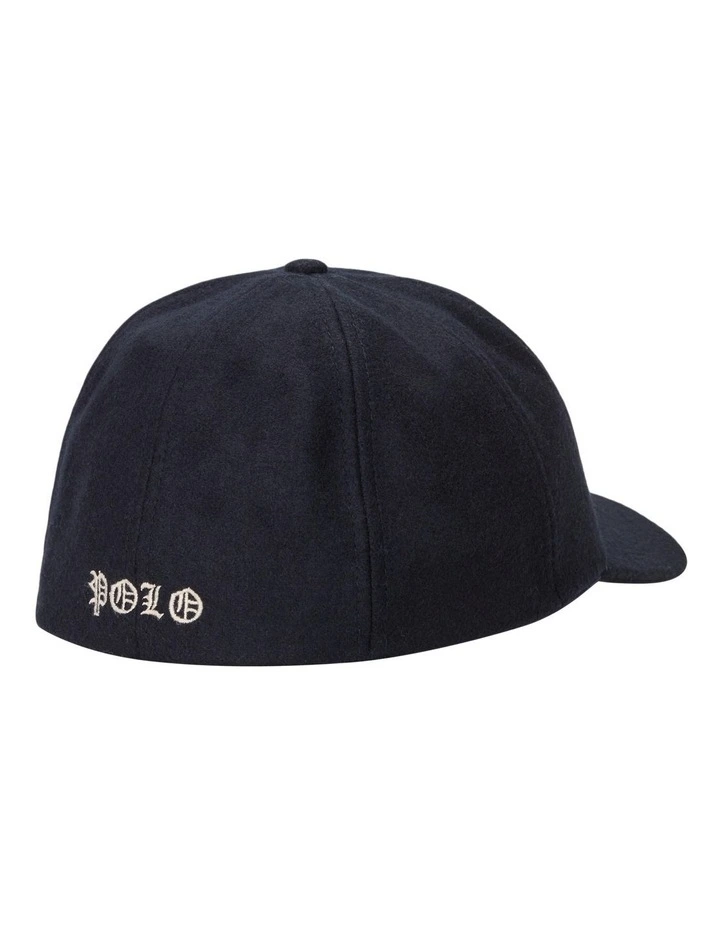 Crest Wool-Blend Cricket Cap in Navy