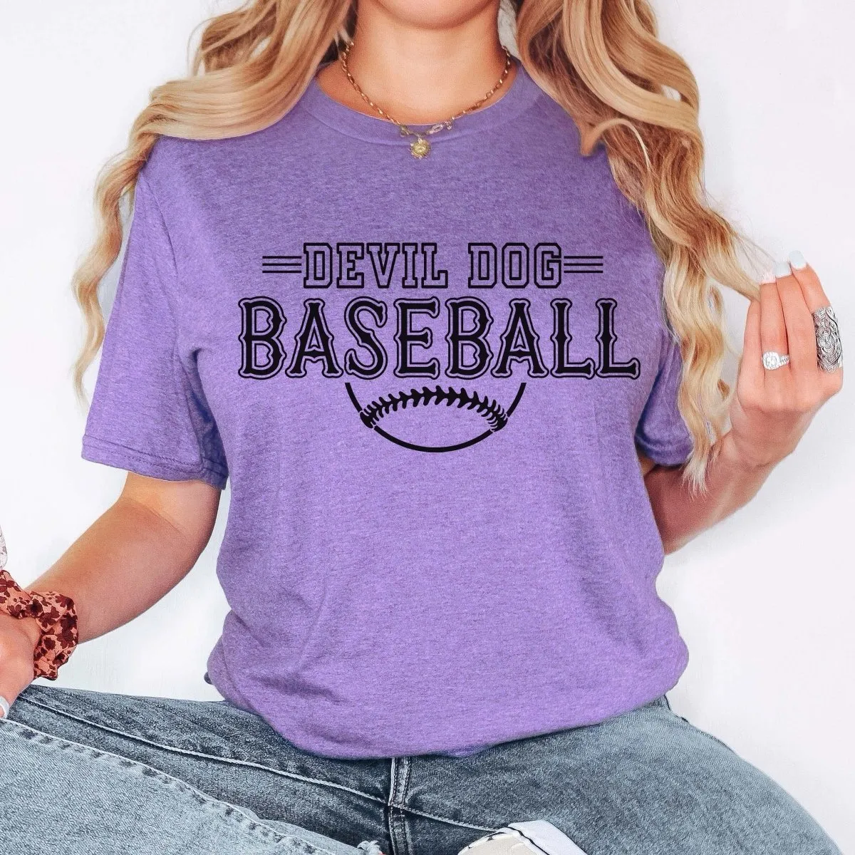 Custom Baseball Team Bella Tee