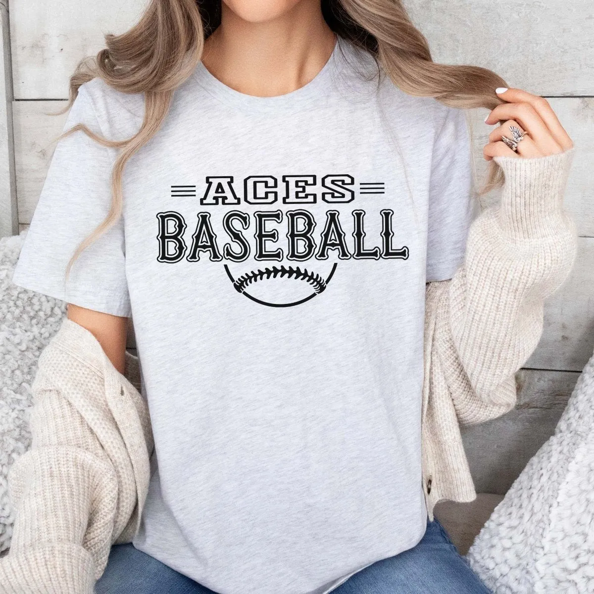 Custom Baseball Team Bella Tee