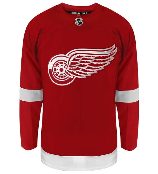 Customizable Detroit Red Wings Adidas Primegreen Authentic NHL Hockey Jersey     