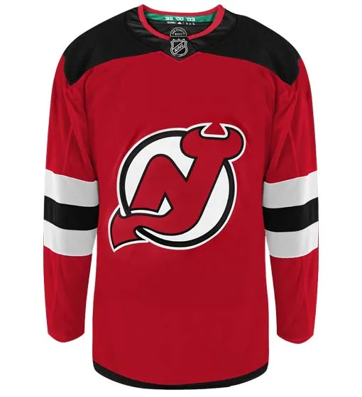 Customizable New Jersey Devils Adidas Primegreen Authentic NHL Hockey Jersey     