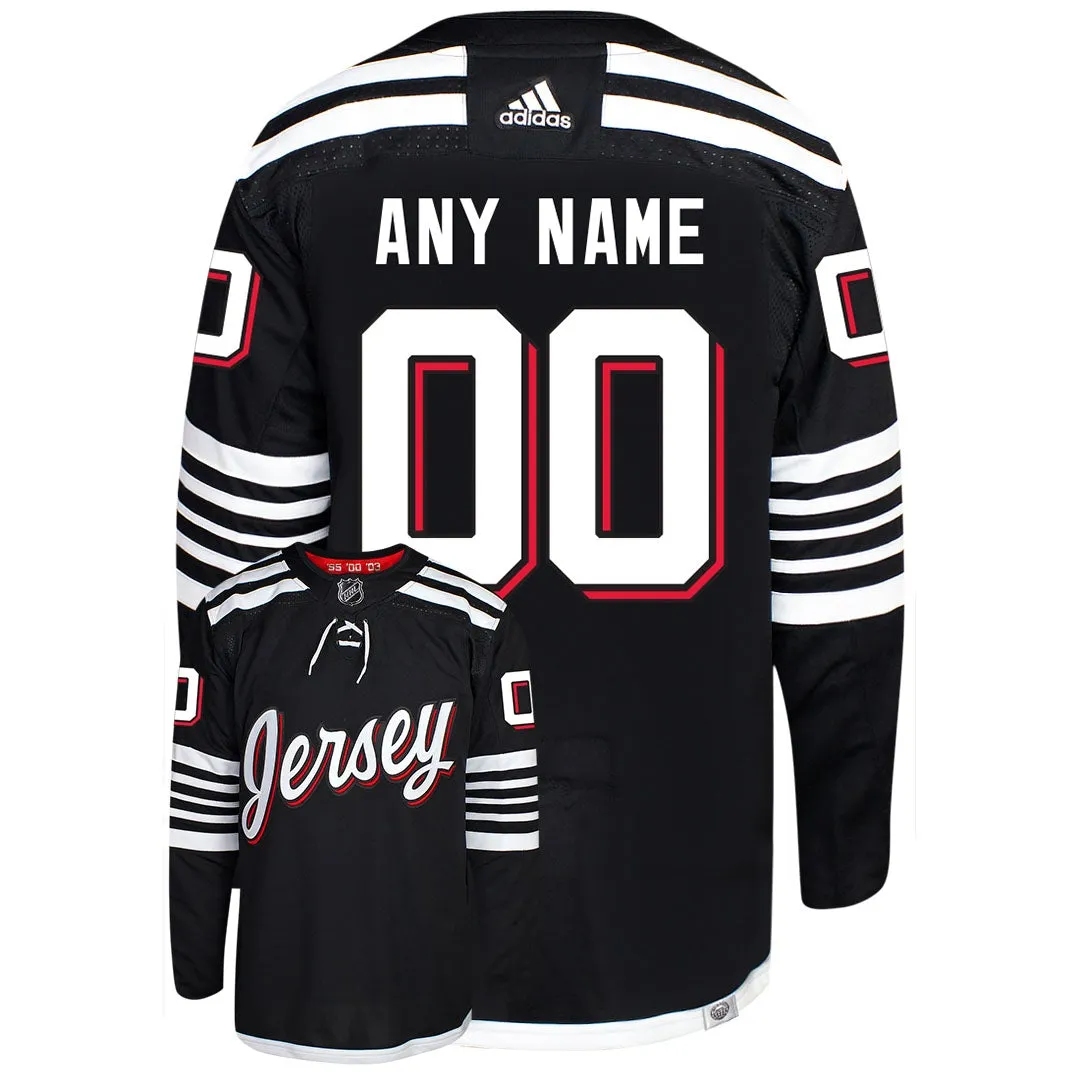 Customizable New Jersey Devils Adidas Primegreen Authentic NHL Hockey Jersey     