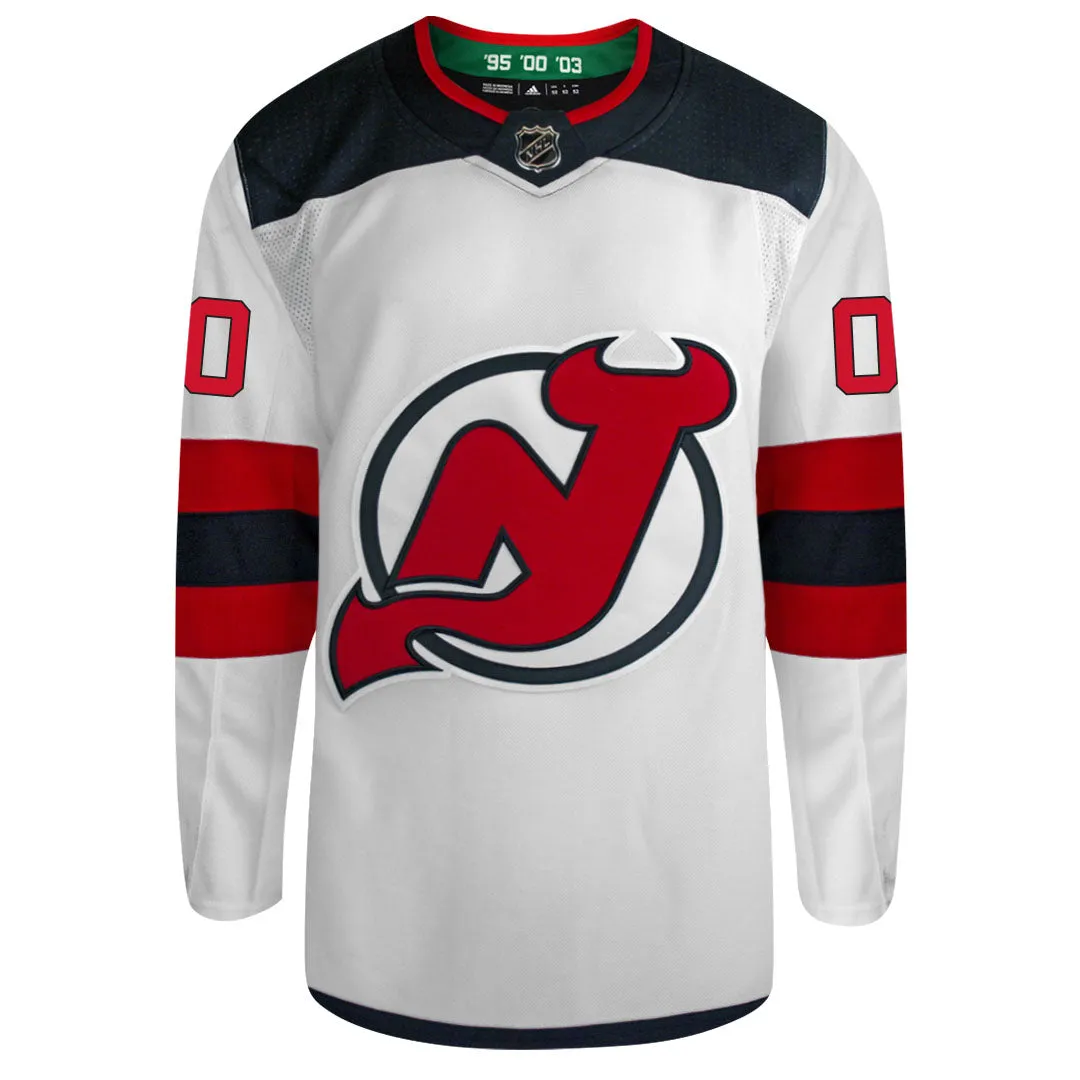 Customizable New Jersey Devils Adidas Primegreen Authentic NHL Hockey Jersey     