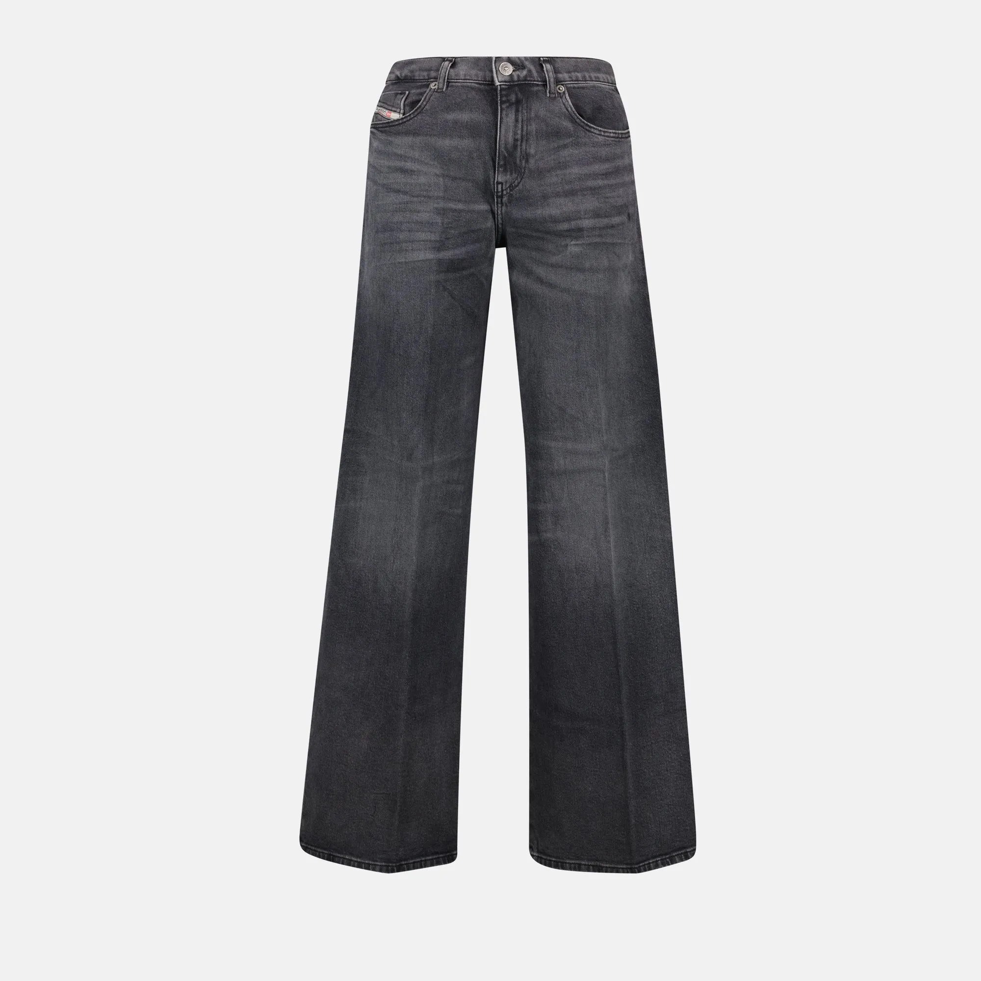 D-Akemi Black Wide Jeans