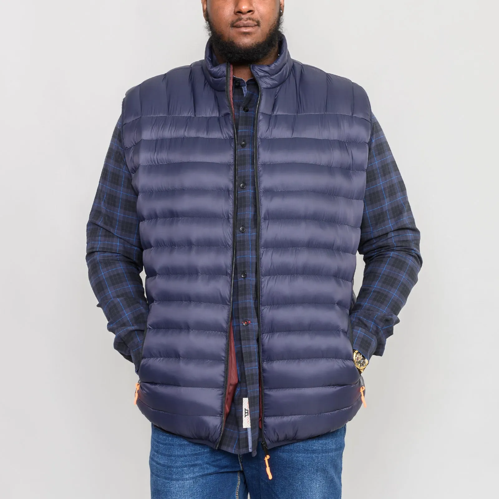 D555 Mens Wickham Big & Tall Puffer Gilet Jacket