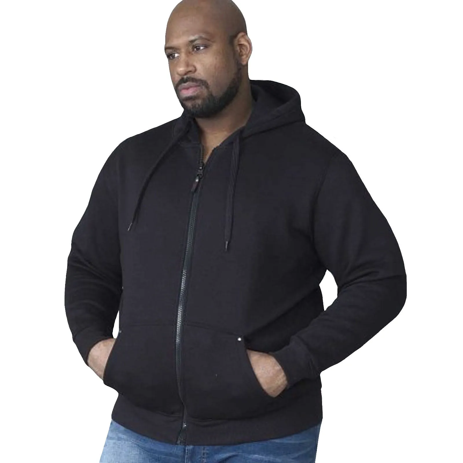 D555 Rockford Mens Cantor Big & Tall Kingsize Full Zip Hoodie