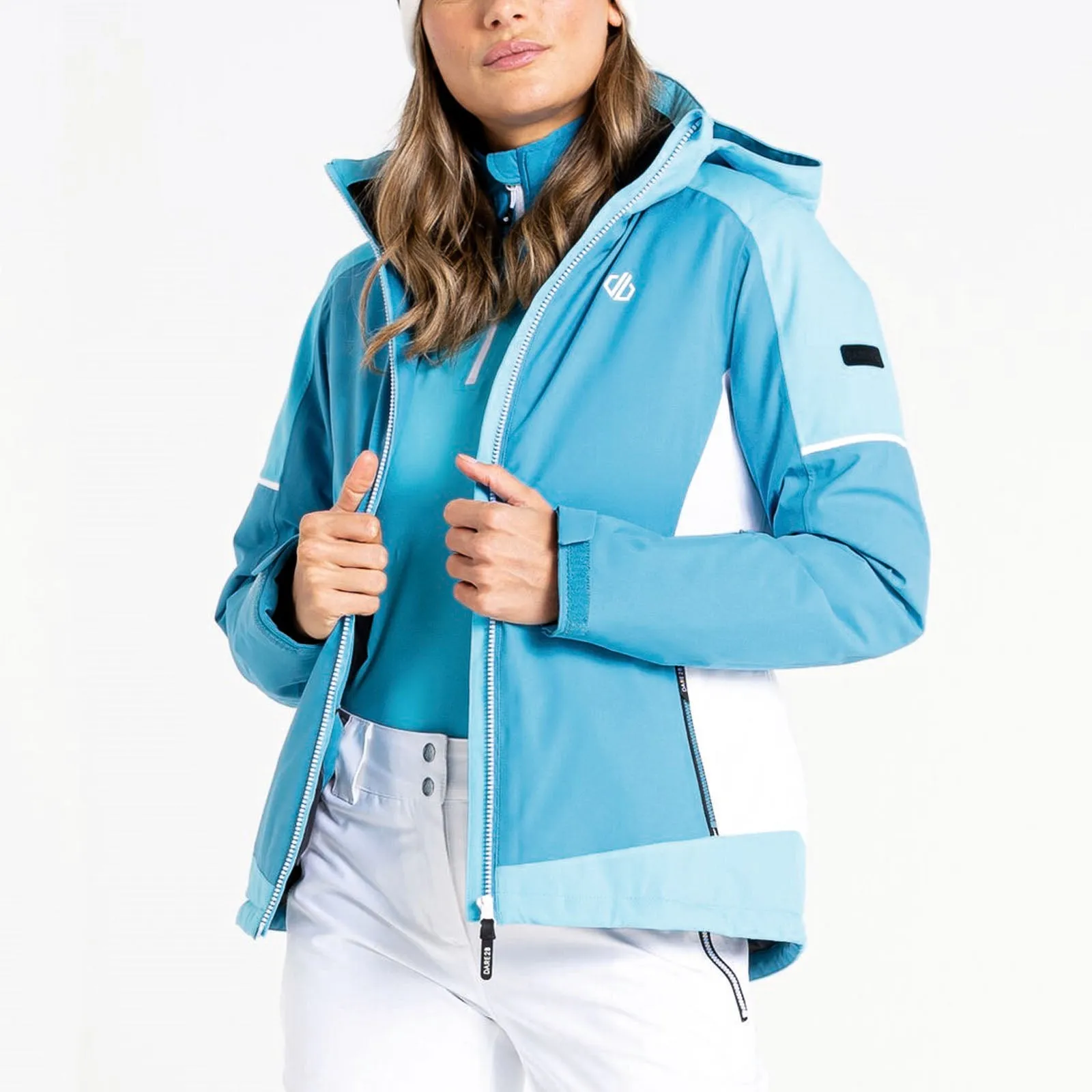 Dare 2b Womens Enliven Waterproof Skiing Jacket - Capri Blue