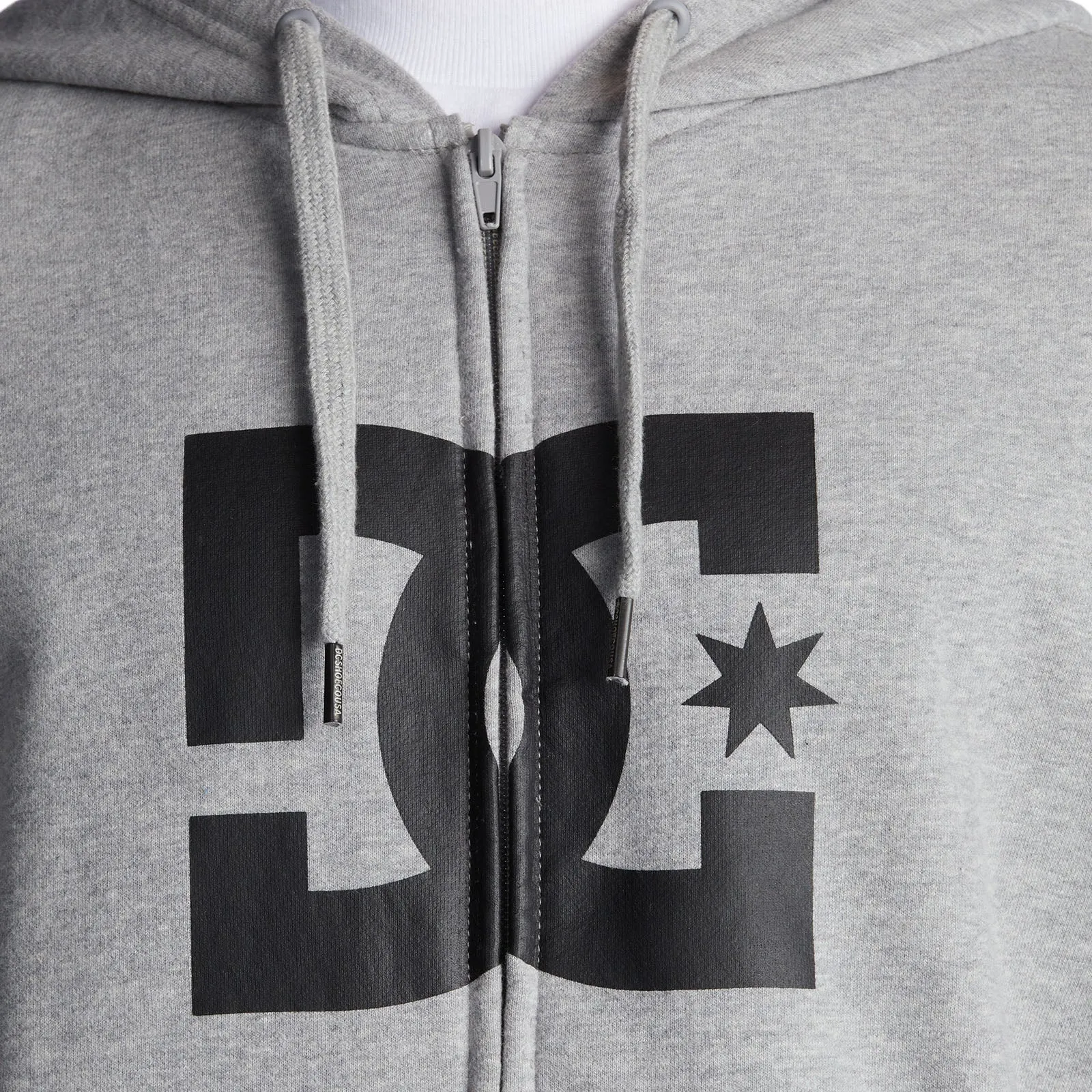 DC Shoes Mens Star Full Zip Hooded Sweatshirt Hoodie