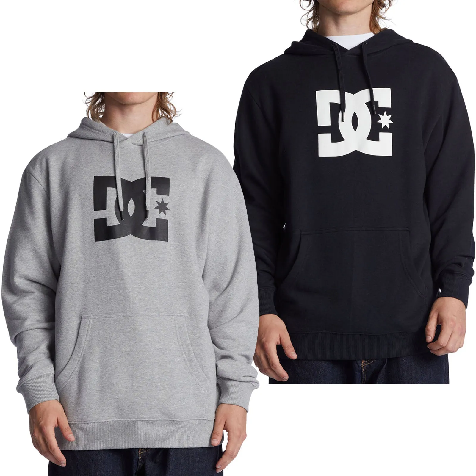 DC Shoes Mens Star Pullover Hooded Sweatshirt Hoodie