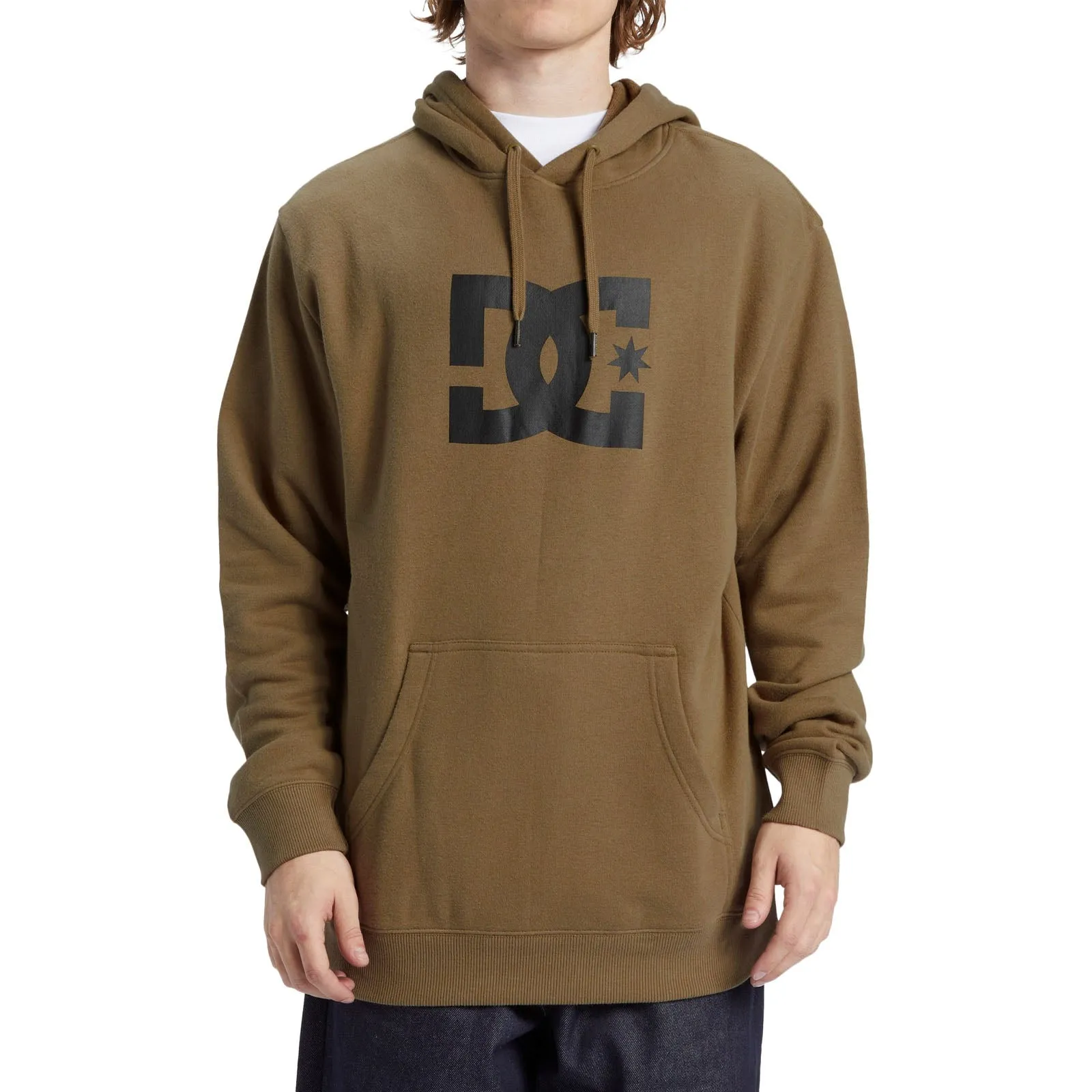 DC Shoes Mens Star Pullover Hooded Sweatshirt Hoodie