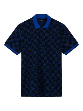 Deklan Jacquard Polo / JL Navy