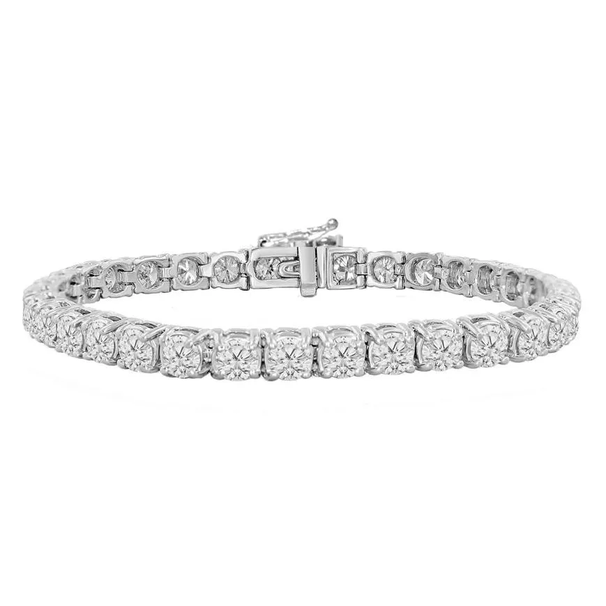 Diamond Tennis Bracelet White Gold 6mm