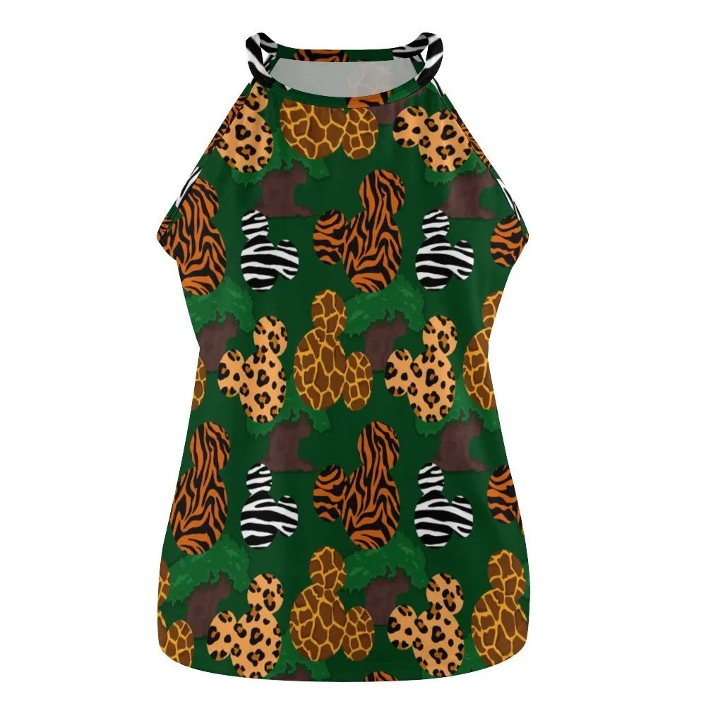 Disney Animal Prints Women's Round-Neck Vest Tank Top