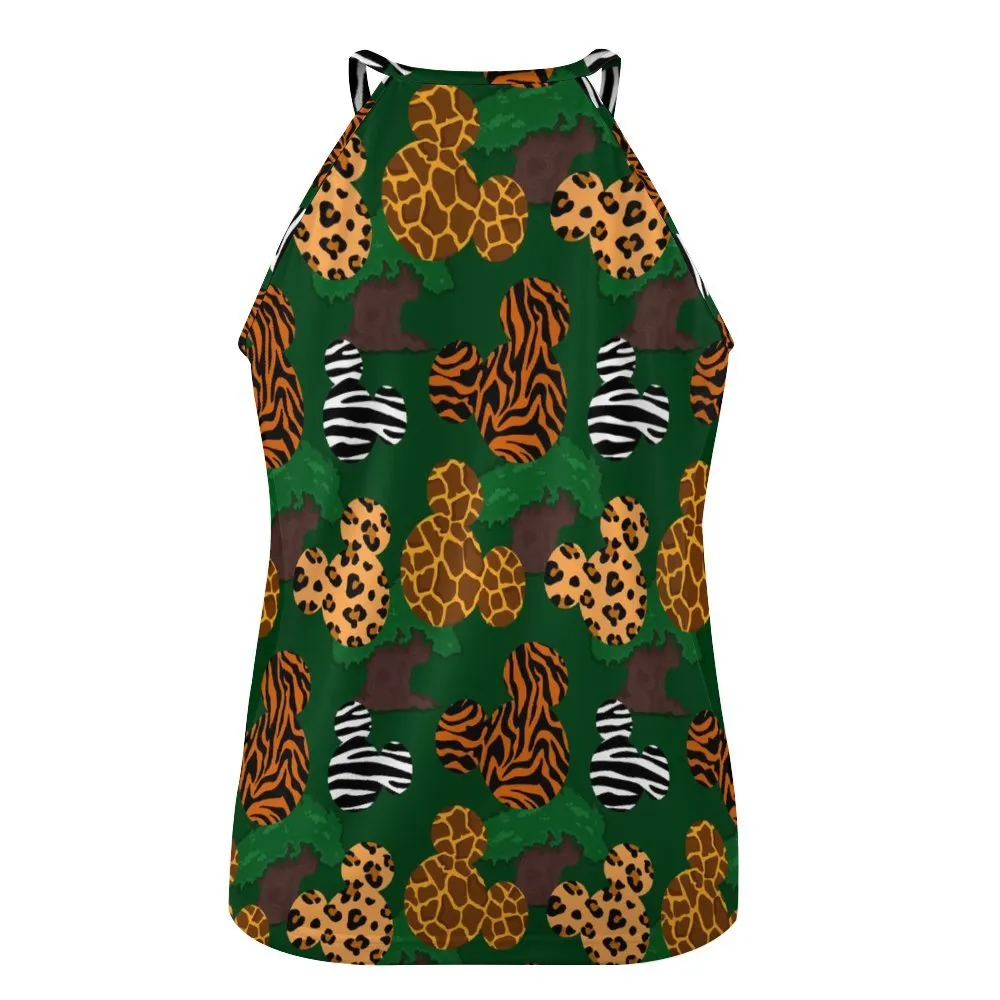 Disney Animal Prints Women's Round-Neck Vest Tank Top