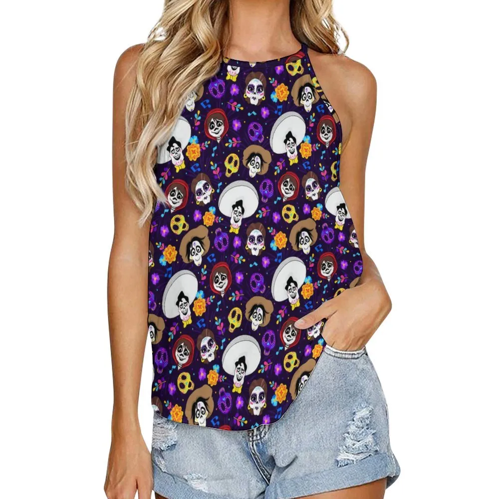 Disney Coco Women's Round-Neck Vest Tank Top