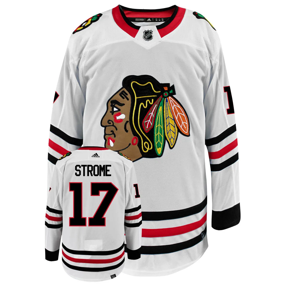 Dylan Strome Chicago Blackhawks Adidas Primegreen Authentic NHL Hockey Jersey     