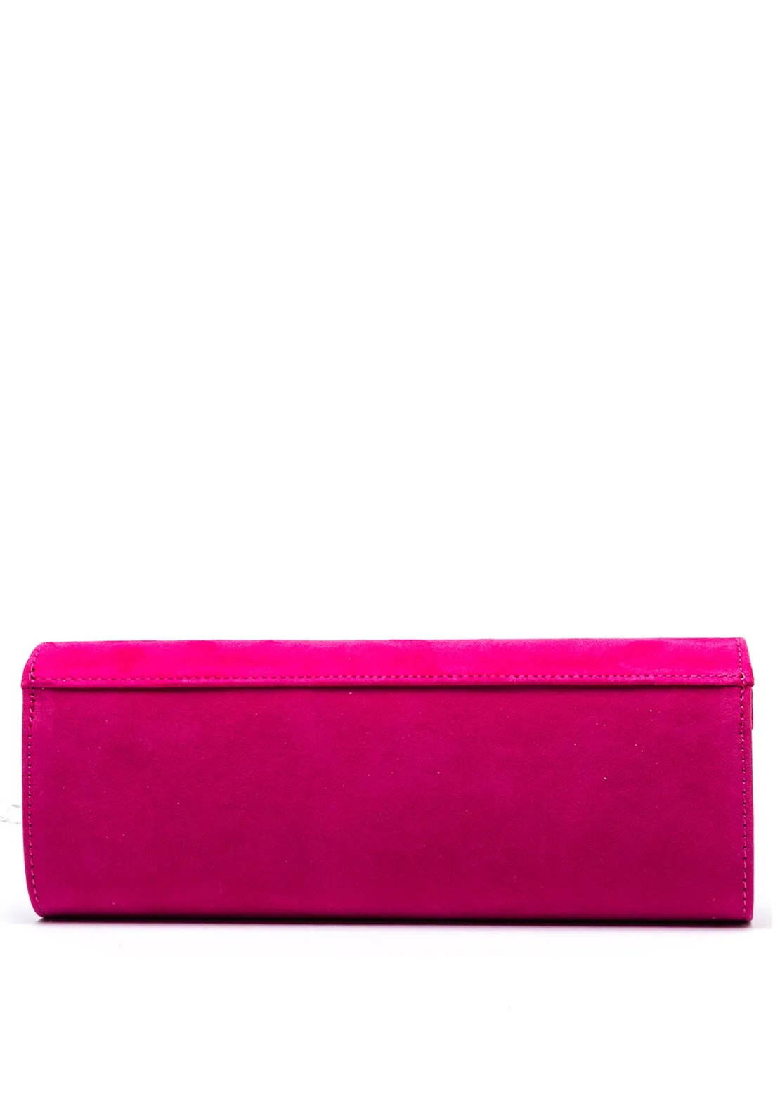 Emis Suede Clutch Bag, Pink