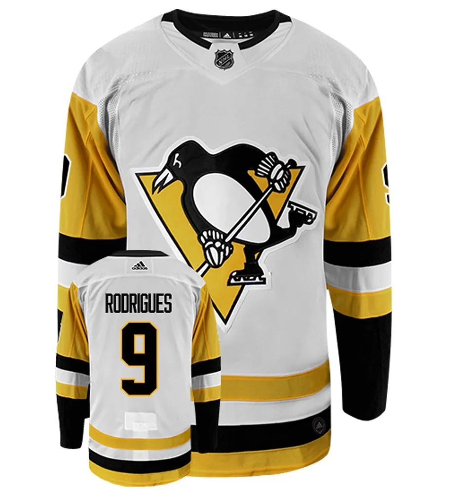 Evan Rodrigues Pittsburgh Penguins Adidas Authentic Away NHL Hockey Jersey     