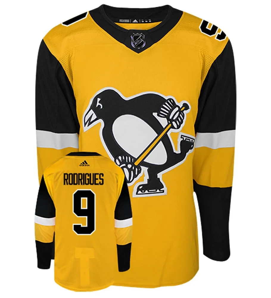 Evan Rodrigues Pittsburgh Penguins Adidas Authentic Third NHL Hockey Jersey     