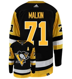 Evgeni Malkin Pittsburgh Penguins Adidas Primegreen Authentic NHL Hockey Jersey     