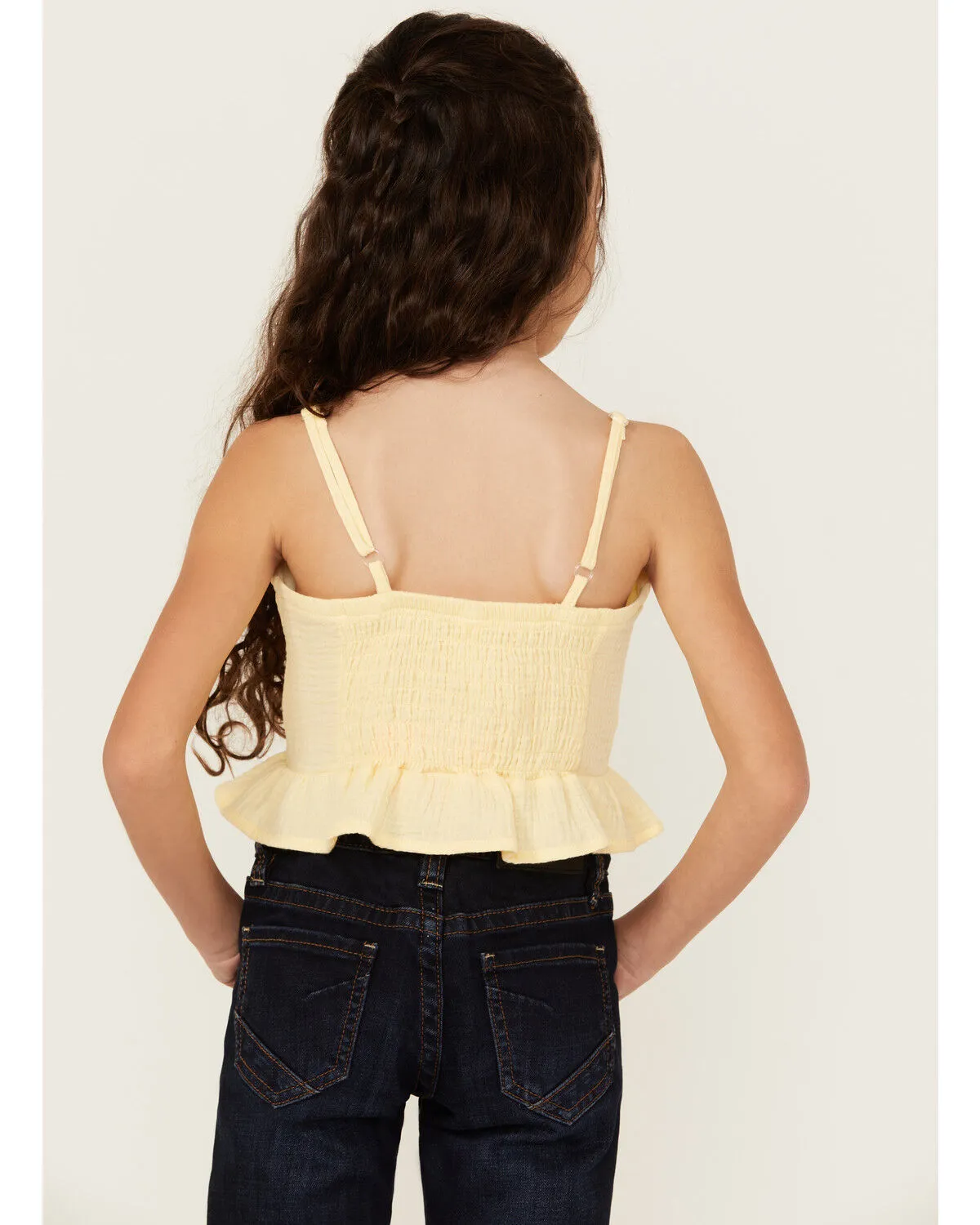 Fornia Girls' Peplum Tank