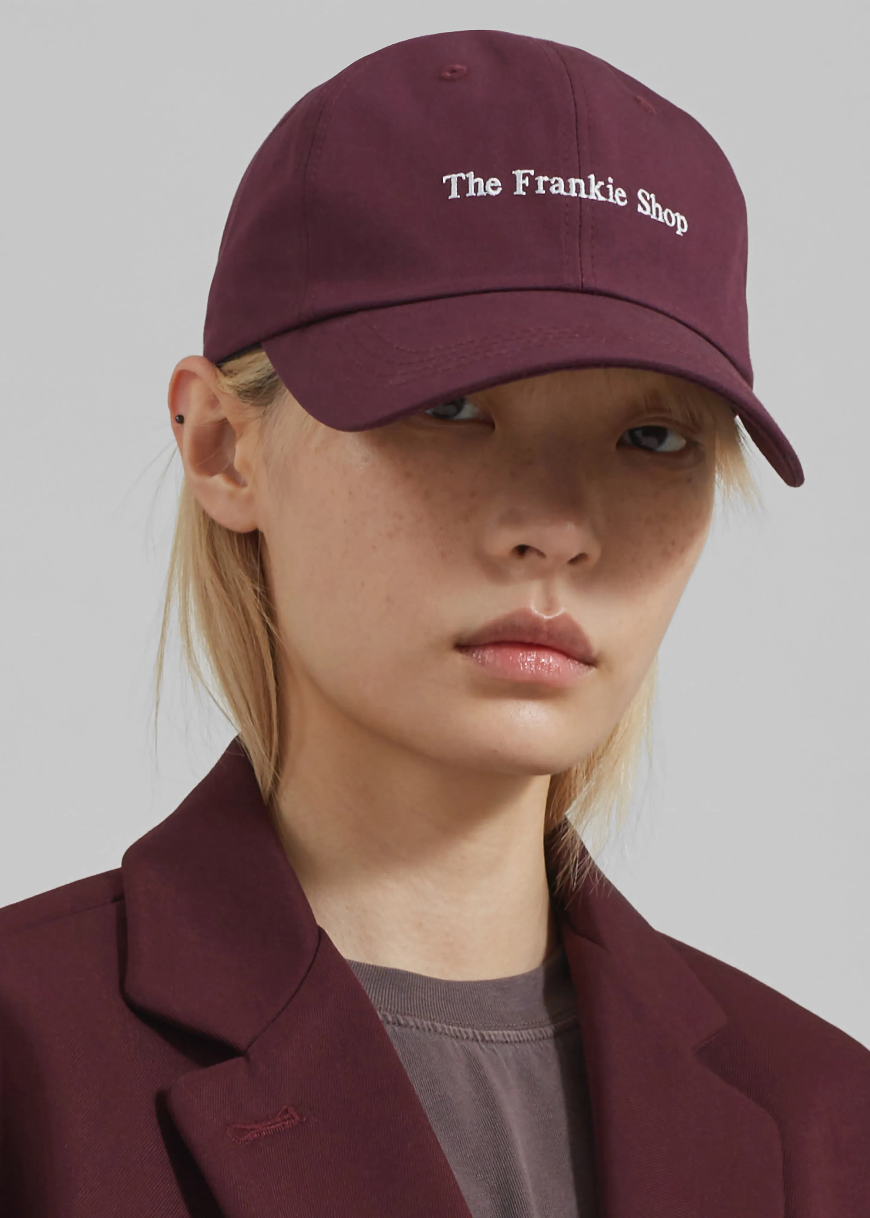 Frankie Baseball Cap - Burgundy