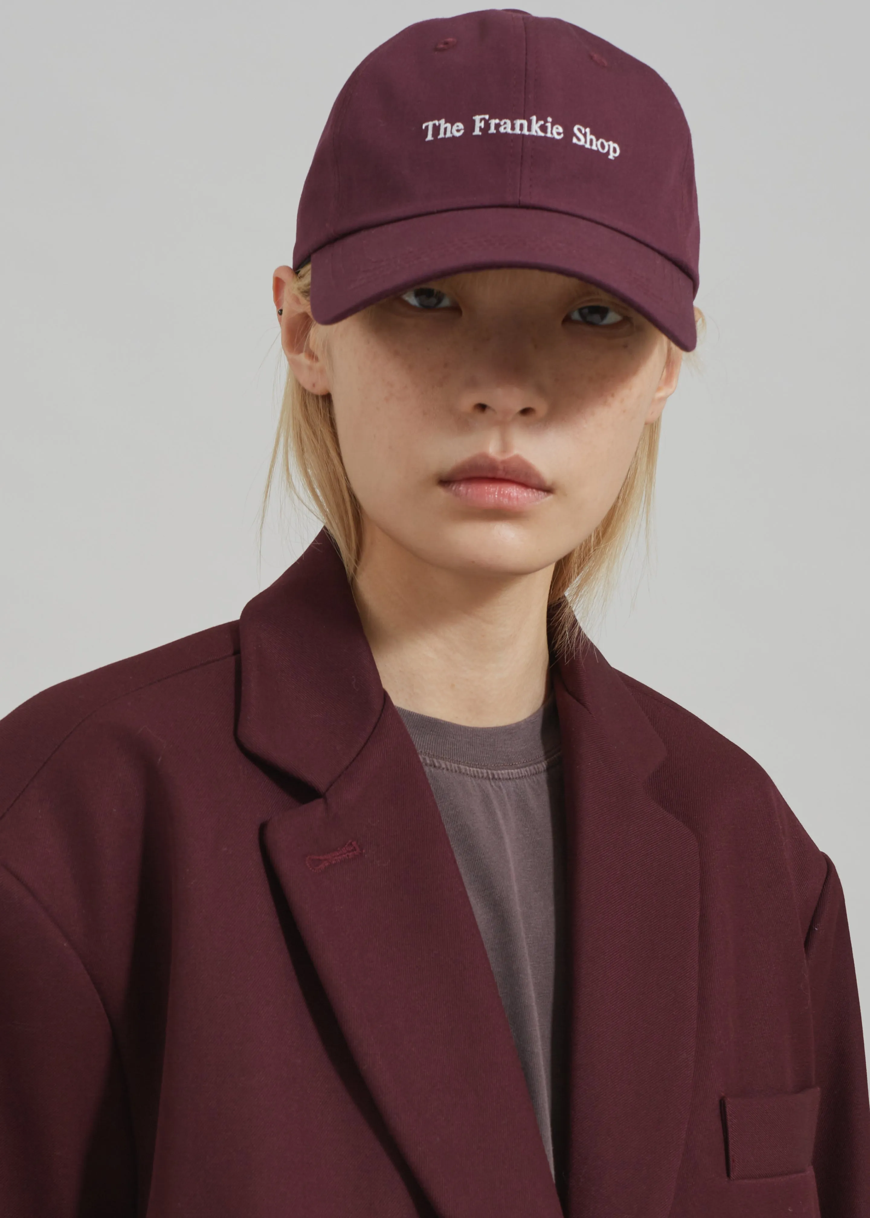 Frankie Baseball Cap - Burgundy