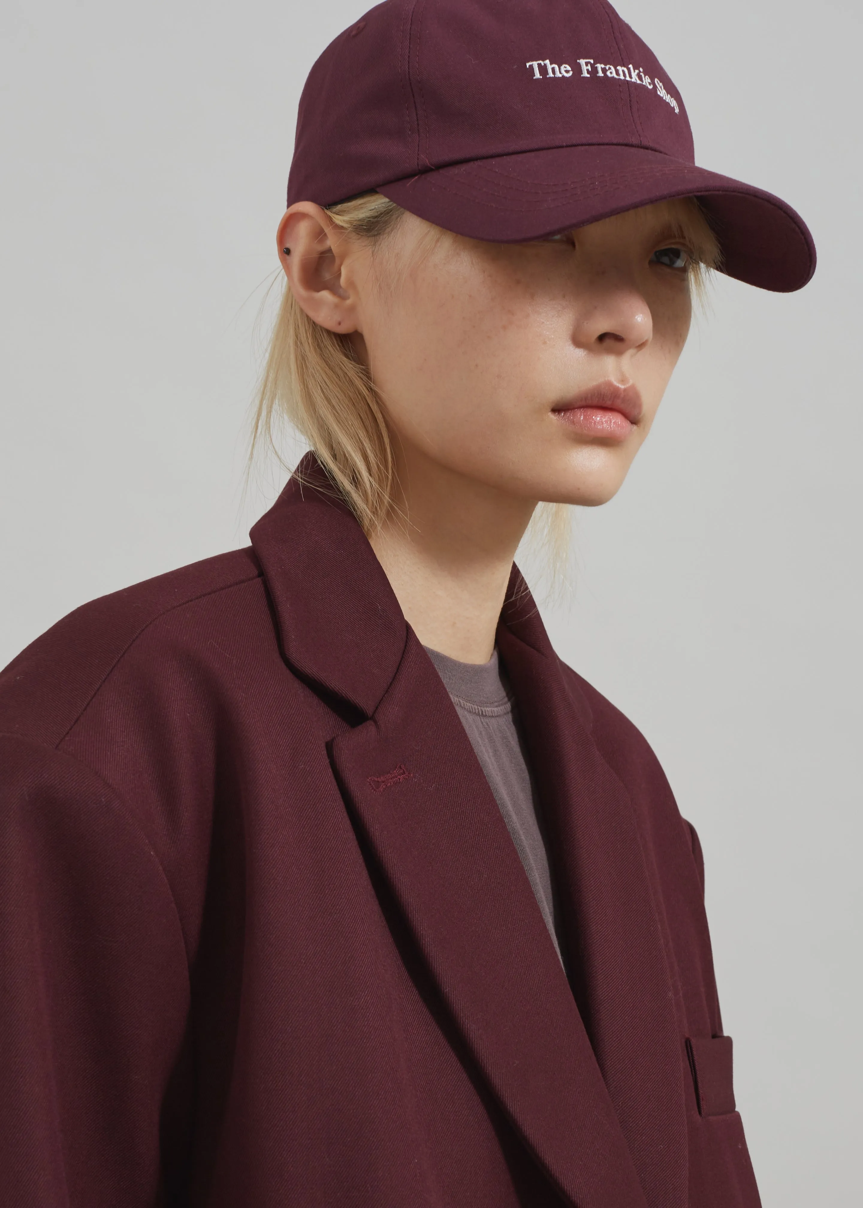 Frankie Baseball Cap - Burgundy