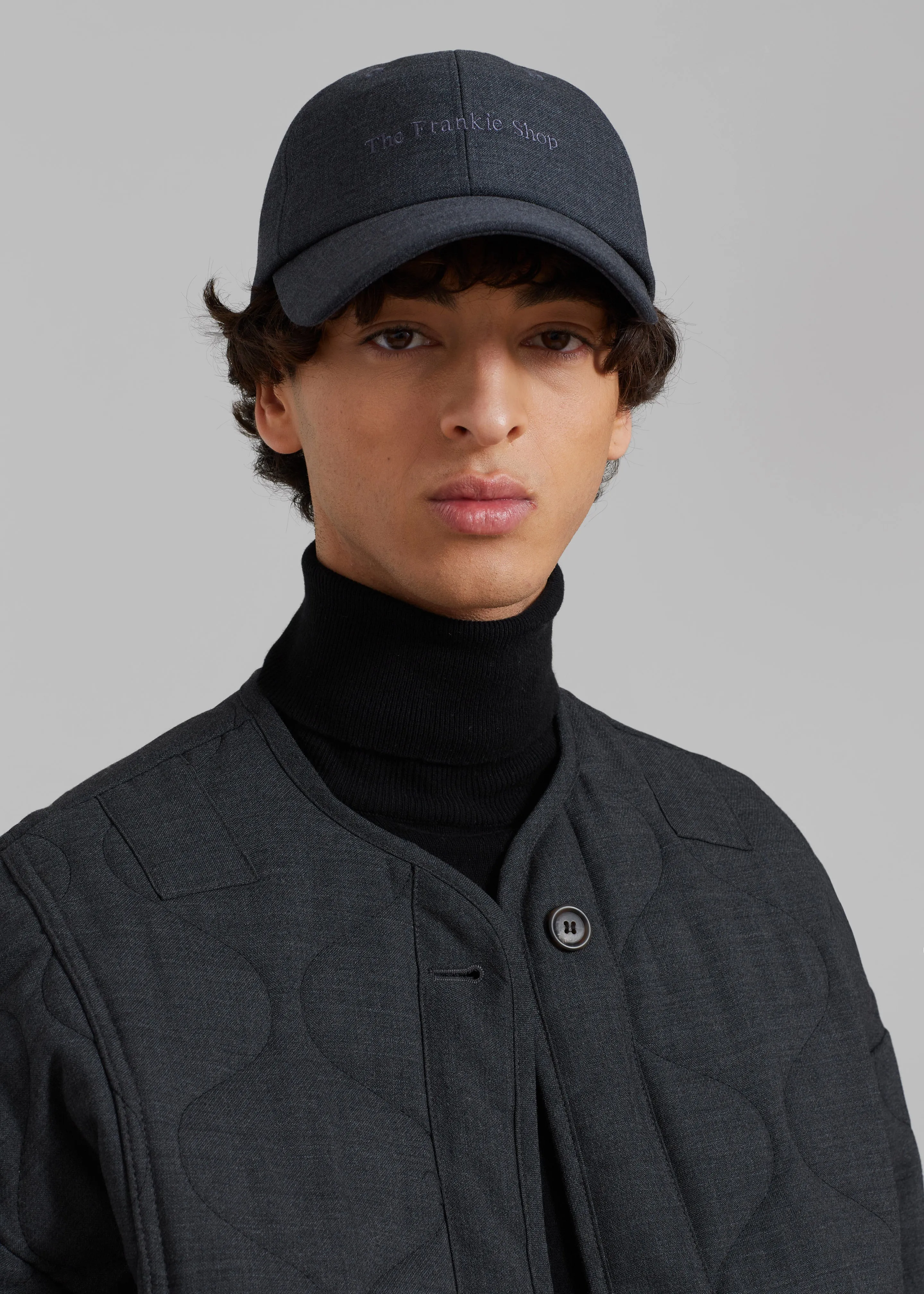 Frankie Baseball Cap - Charcoal