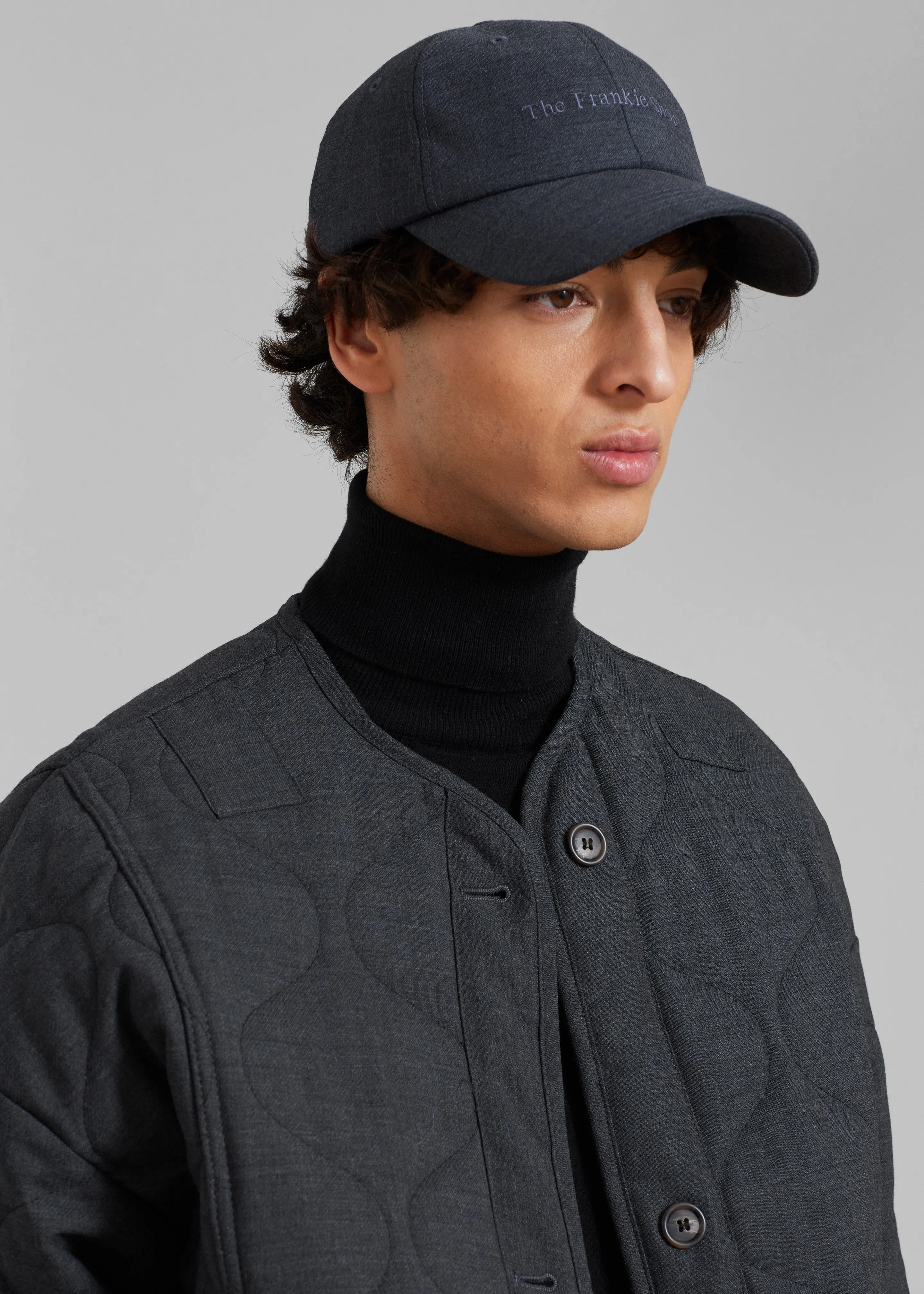 Frankie Baseball Cap - Charcoal