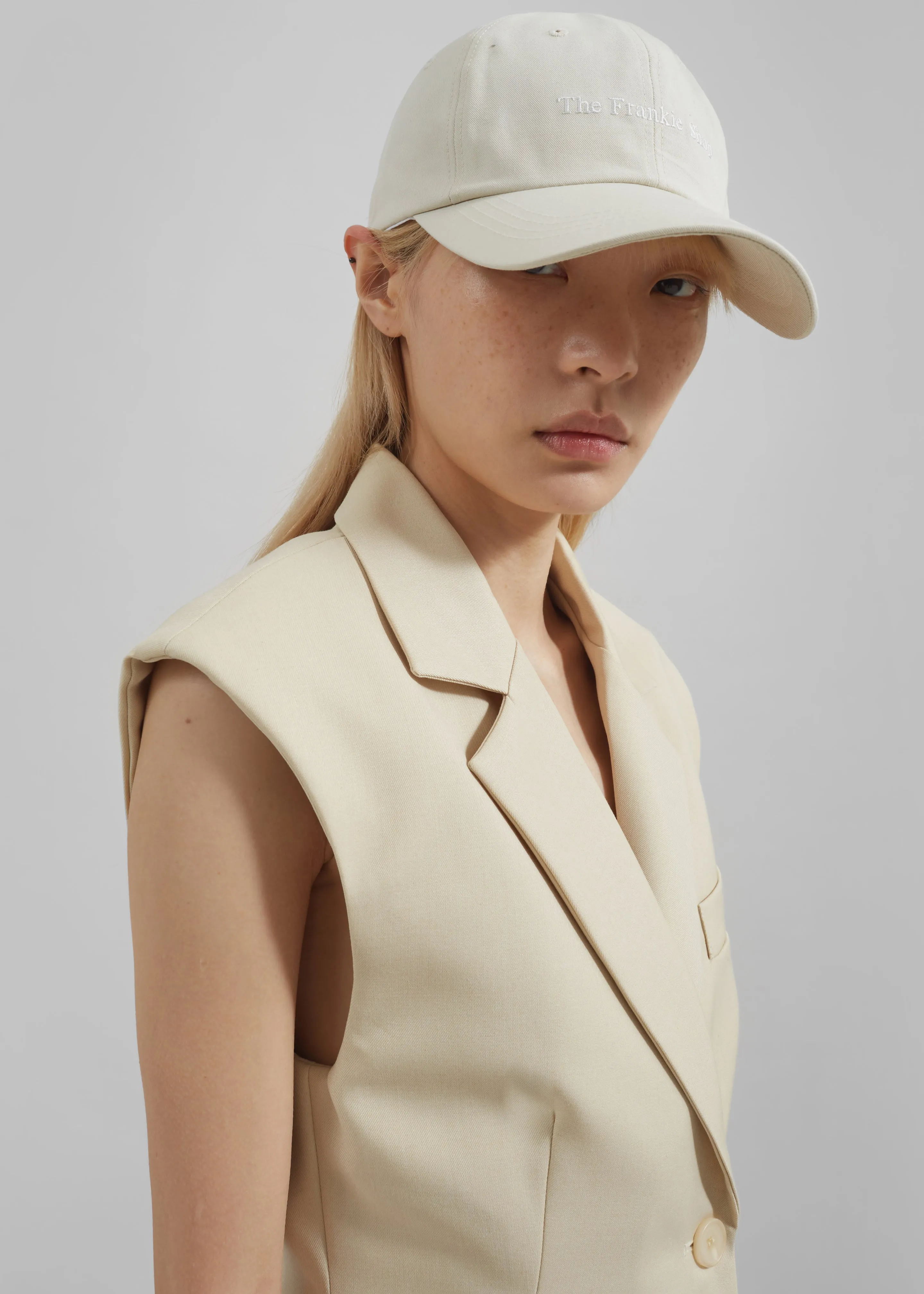 Frankie Baseball Cap - Ivory