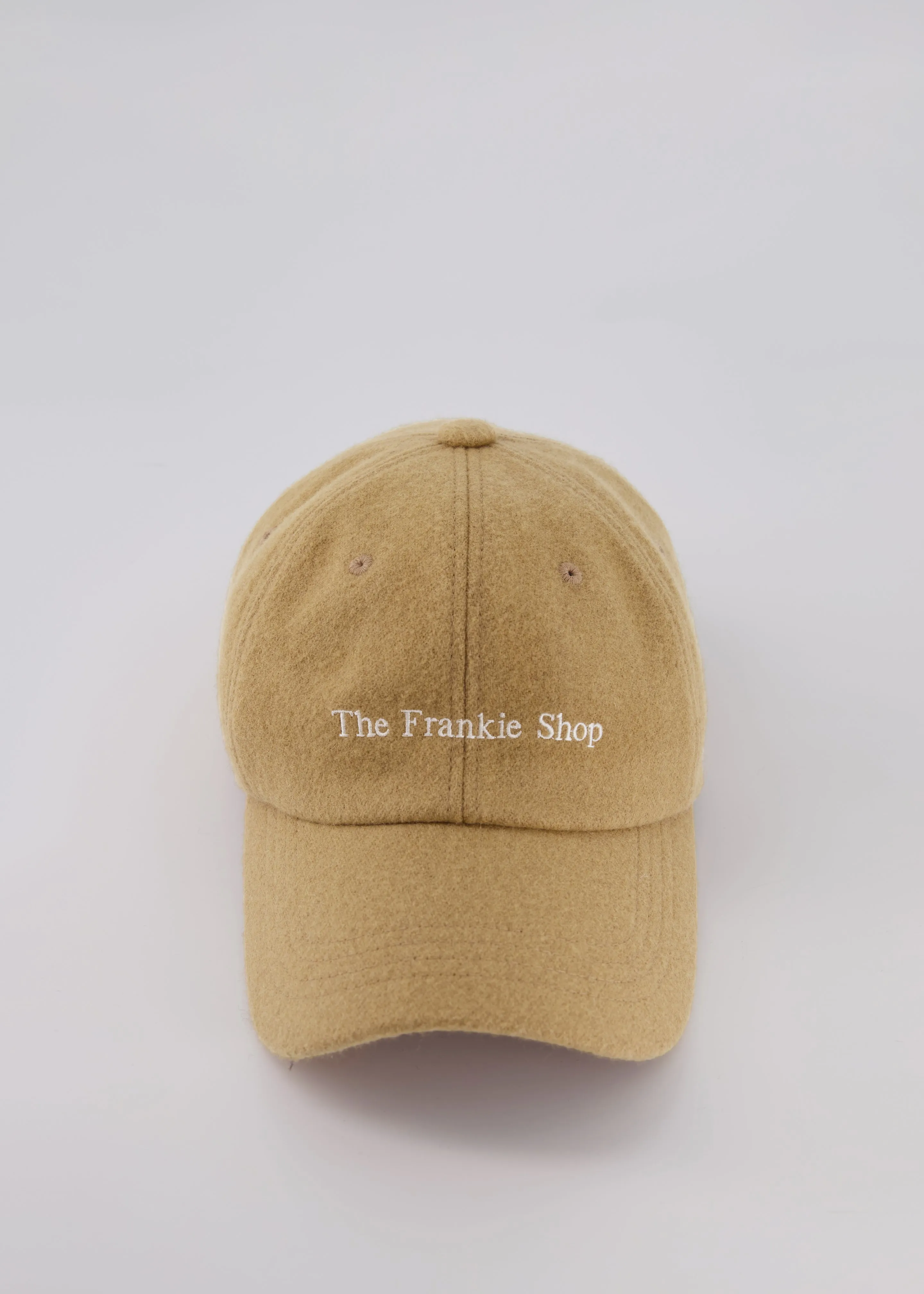 Frankie Wool Baseball Cap - Caramel