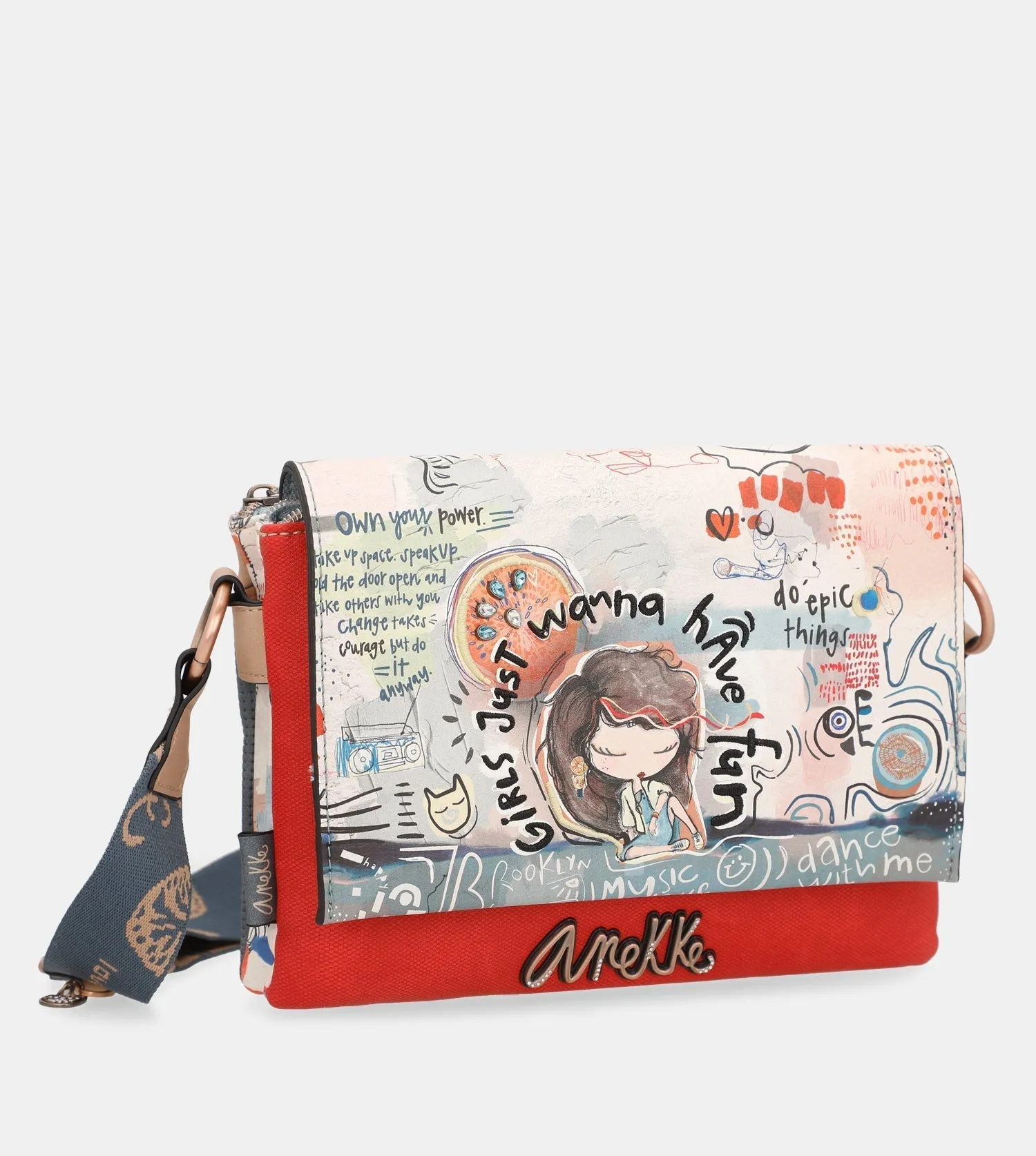 Fun & Music Shoulder bag with flap Fun & Music