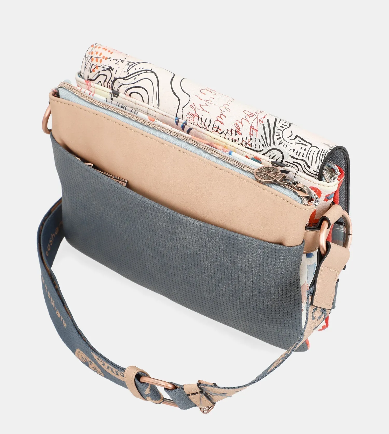 Fun & Music Shoulder bag with flap Fun & Music