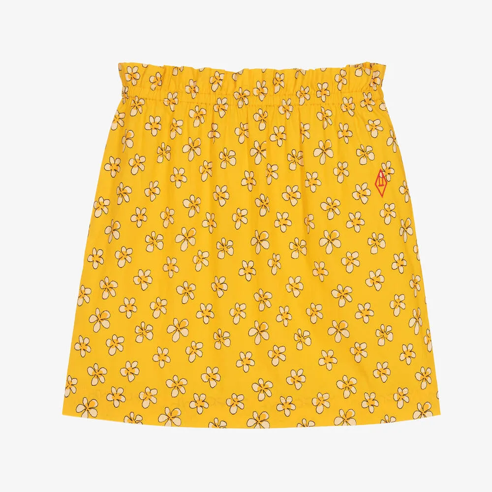 Girls Yellow Daisy Skirt 