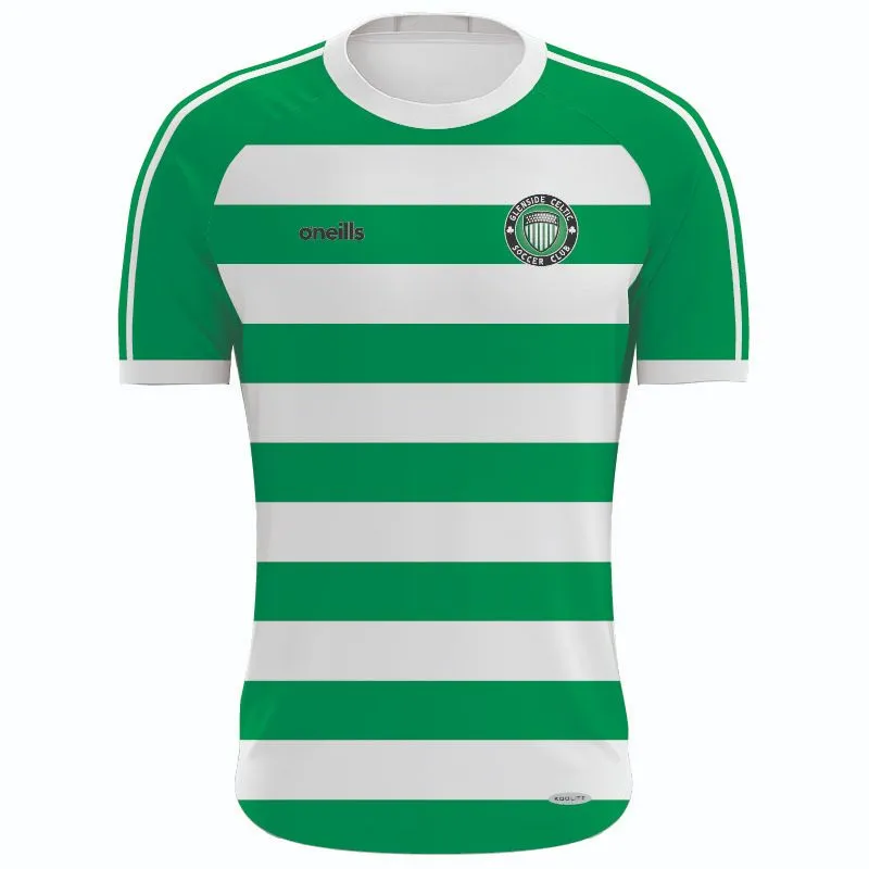 Glenside Celtic FC Kids' Soccer Jersey White / Green