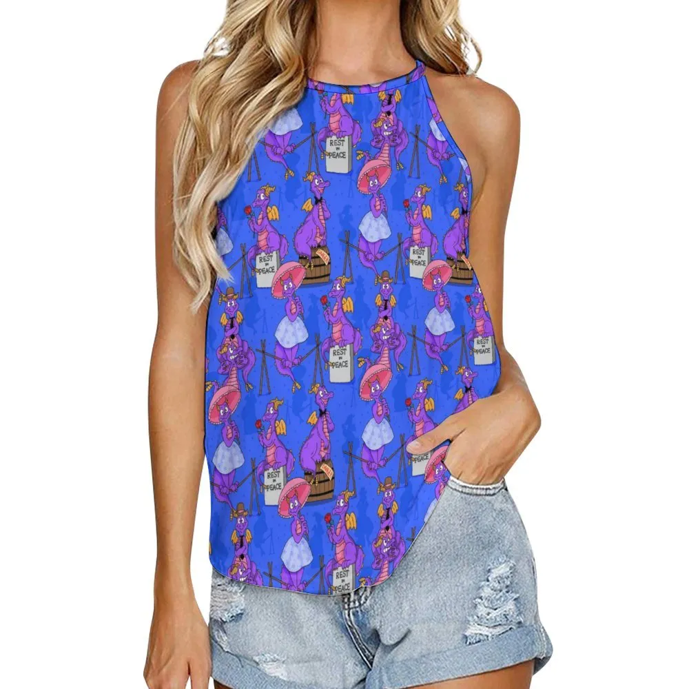 Haunted Mansion Figment Women's Round-Neck Vest Tank Top