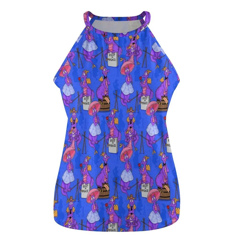 Haunted Mansion Figment Women's Round-Neck Vest Tank Top