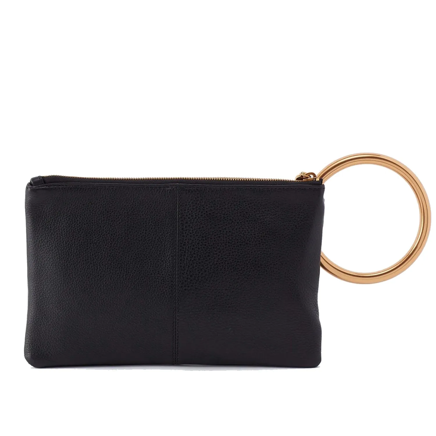 Hobo International Sheila Ring Clutch Pebbled Black